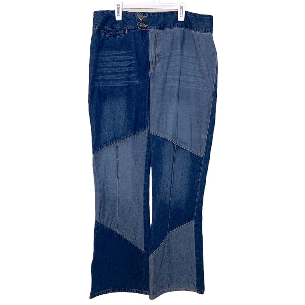 Moments Patchwork Flare Jeans
